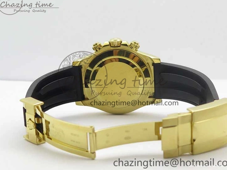 Best AAA Replica Sites YG (Free Black Noob V3 Edition SS Best Strap Strap) Dial Vibrant Daytona YG 116518 904L Plated Extra on 3208 Rubber 1:1 Black SA4130 Case 0117